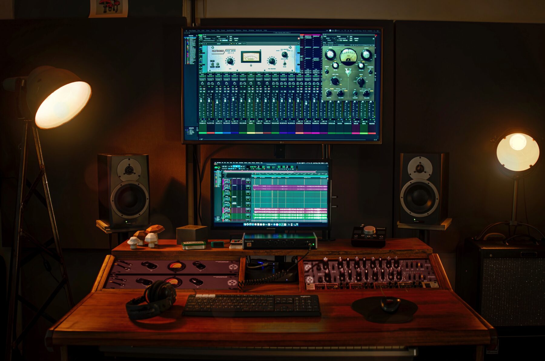 Mesa de control de Fungi Estudio